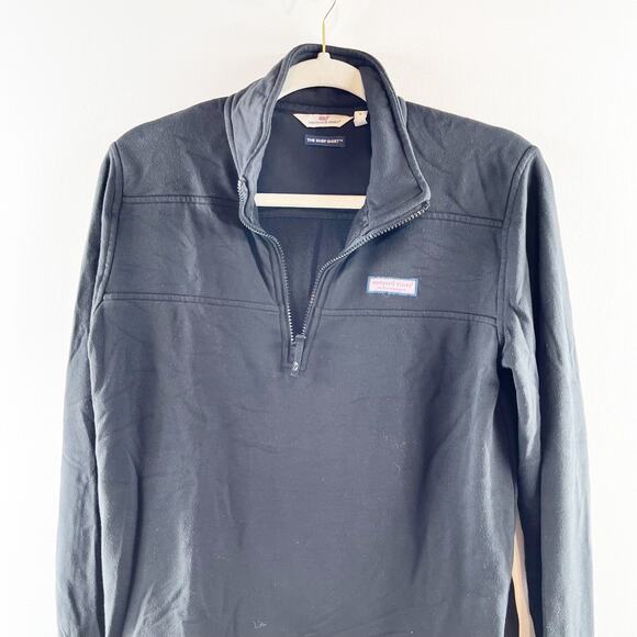 Vineyard Vines Dreamcloth Shep Long Sleeve Sweatshirt Jet Black Small - Picture 7 of 8